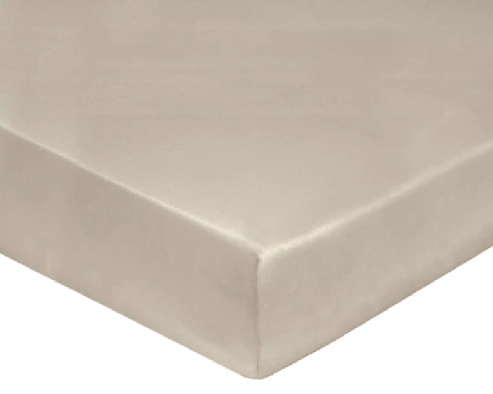 Pościel satynowa Blanc Des Vosges Uni Beżowa 