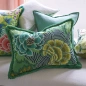 Poduszka dekoracyjna Designers Guild Rose De Damas Embroidered Jade