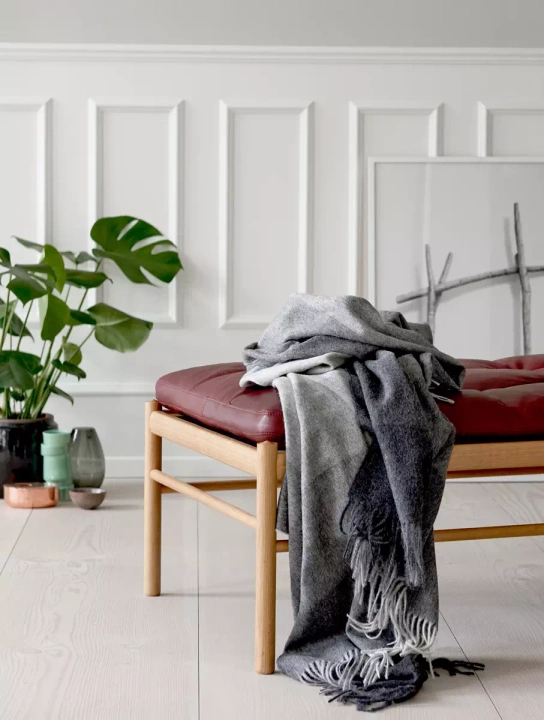 Pled wełniany Elvang Inca Stones Grey