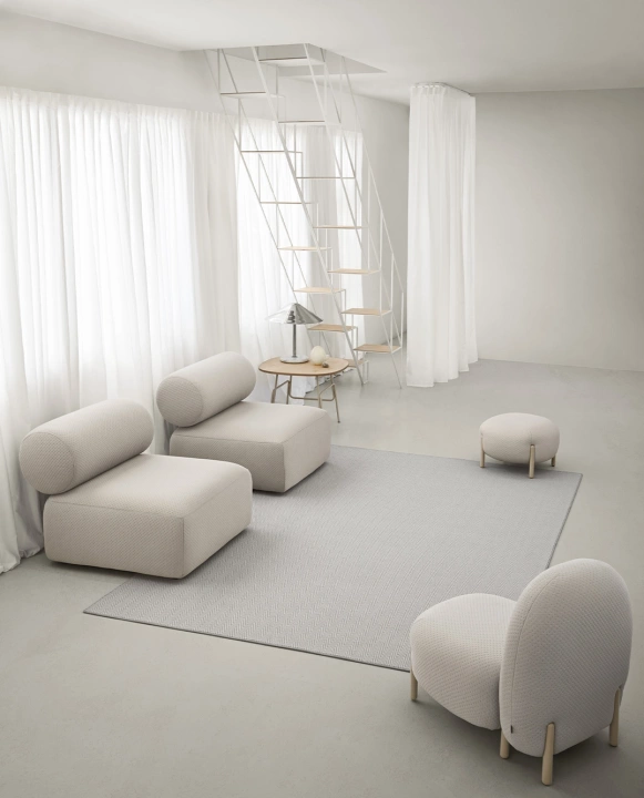 Dywan wełniany Rols Diana Herringbone Dove pod wymiar