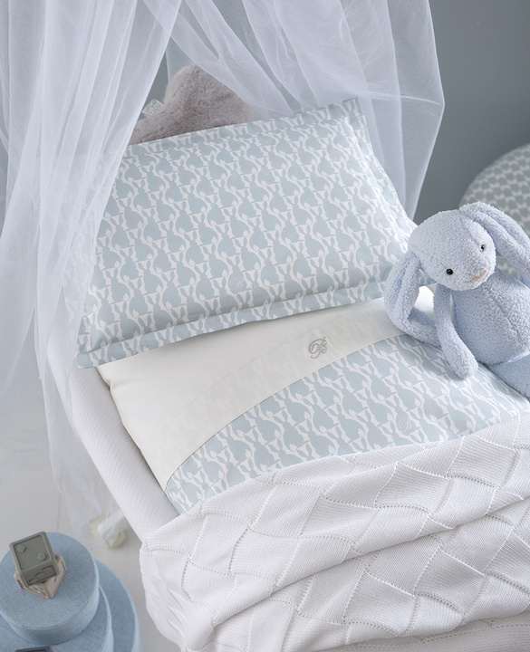 Komplet pościeli dziecięcej do kołyski Blumarine Bianconiglio Pink