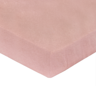 Prześcieradło ekologiczne ze ściągaczem Blanc Des Vosges Avenir Ressources Różowe
