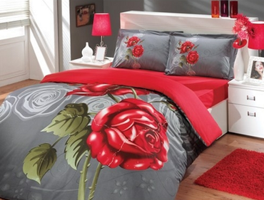 Pościel satynowa Hobby Sara Grey