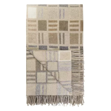 Koc wełniany Designers Guild Bainbridge Natural
