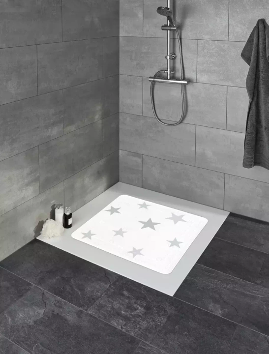 Mata antypoślizgowa Kleine Wolke Stars Silver Grey
