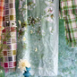 Koc lniany Designers Guild Assam Blossom Emerald