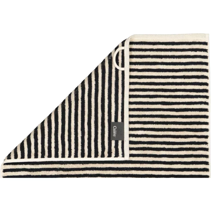 Ręcznik Cawo Natural Stripes Natur-schwarz