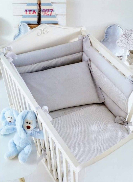 Komplet pościeli dziecięcej do łóżeczka Blumarine Marina - 4 kolory