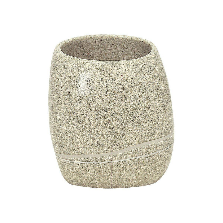 Kubek na szczoteczki do zębów Kleine Wolke Stones Sand Beige