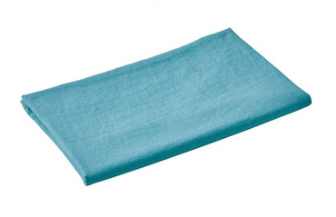 Prześcieradło lniane Blanc Des Vosges Louxor Morskie