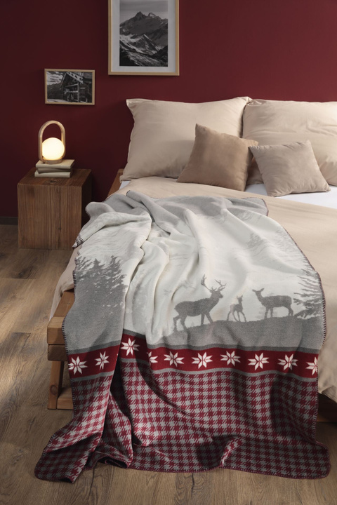 Koc bawełniany Biederlack Alp View