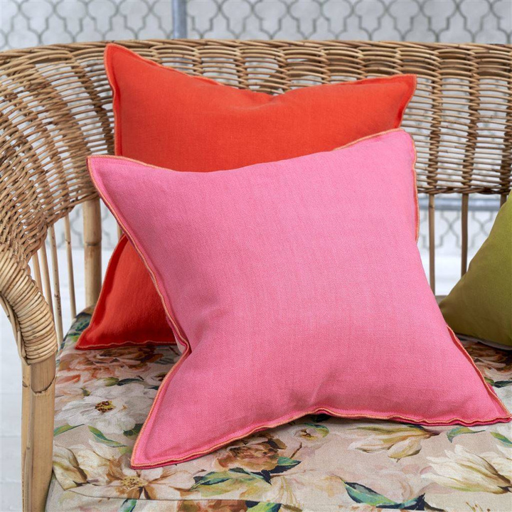 Poduszka dekoracyjna Designers Guild Brera Lino Nasturtium & Papaya