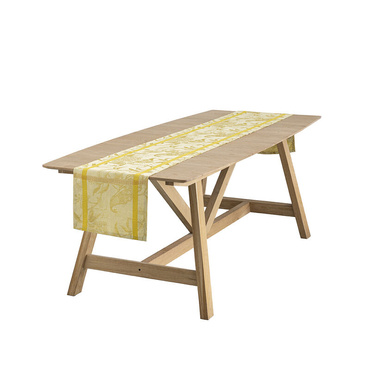 Bieżnik lniany Le Jacquard Français À l'orangerie Yellow