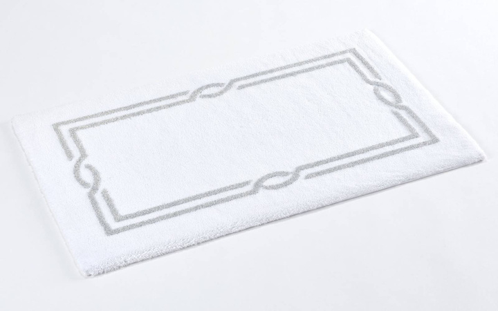 Dywanik Abyss & Habidecor Cross White/Silver