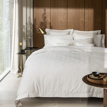 Pościel żakardowa Le Jacquard Français Victoria Beige