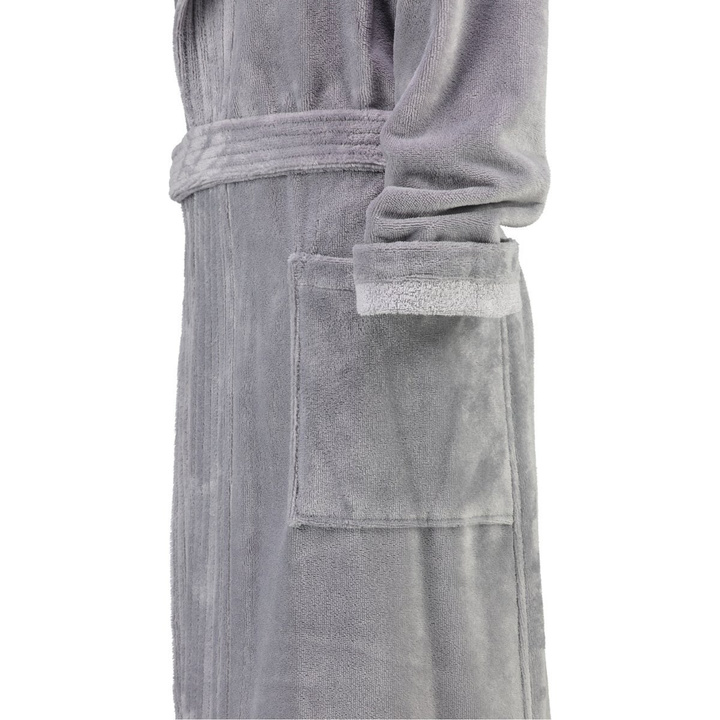 Szlafrok damski Cawo Basic Hooded Graphite