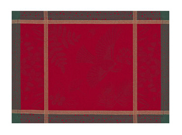 Podkładka bawełniana Le Jacquard Français Poésie d'hiver Red Ostatnie Sztuki