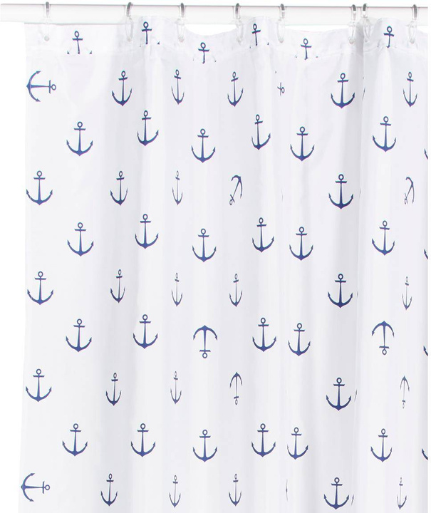 Zasłona prysznicowa Kleine Wolke Anchor Dark Blue Ostatnie Sztuki 