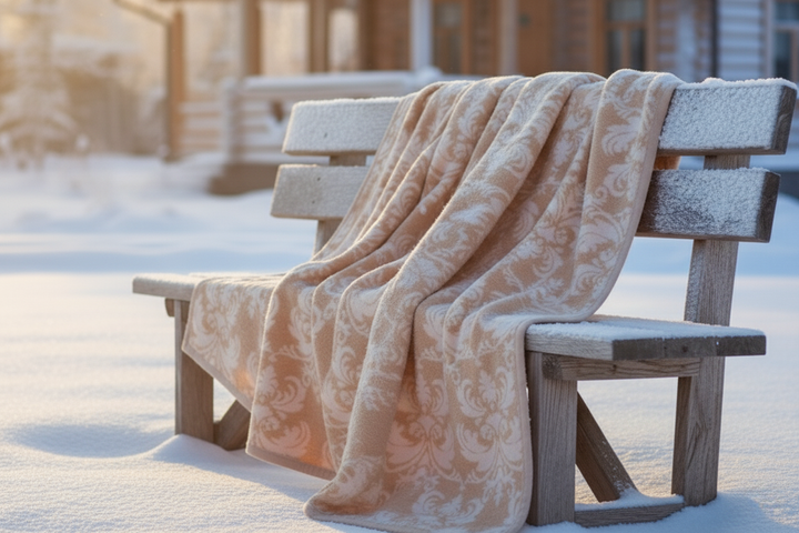 Koc Moca Elegante Beżowy