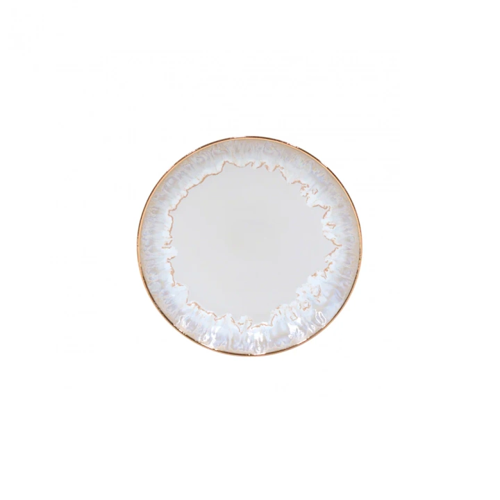 Talerz Costa Nova Taormina White Gold 21 cm