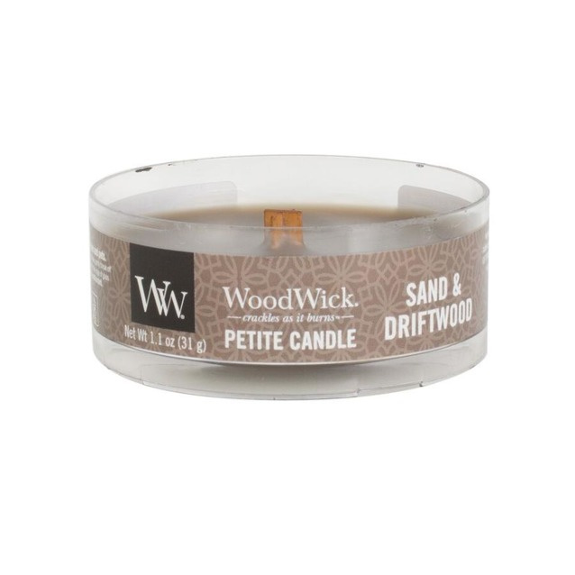 Świeca zapachowa WoodWick Petite Sand & Driftwood