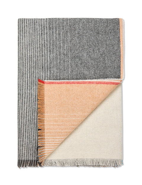 Pled wełniany Elvang Carte Black-Brown