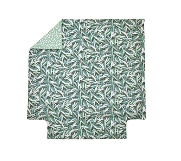 Poszwa perkalowa Blanc Des Vosges Botanico Zielona