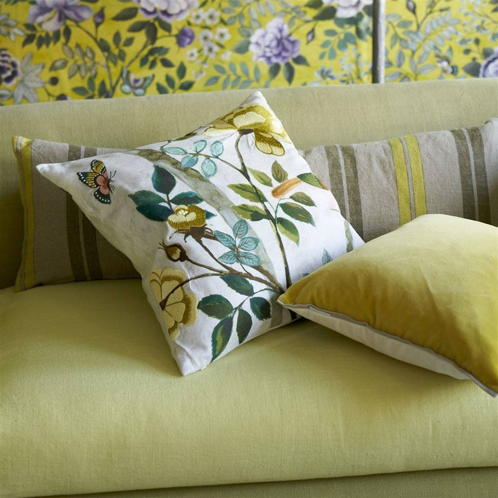 Poduszka dekoracyjna Designers Guild Papillon Chinois Parchment
