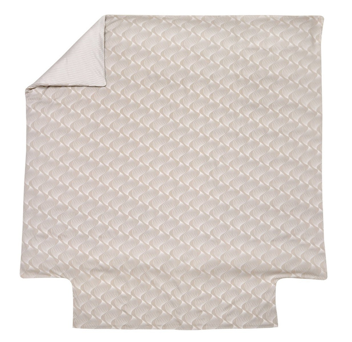 Prześcieradło satynowe bez ściągacza Blanc Des Vosges Cefr Volant Chanvre