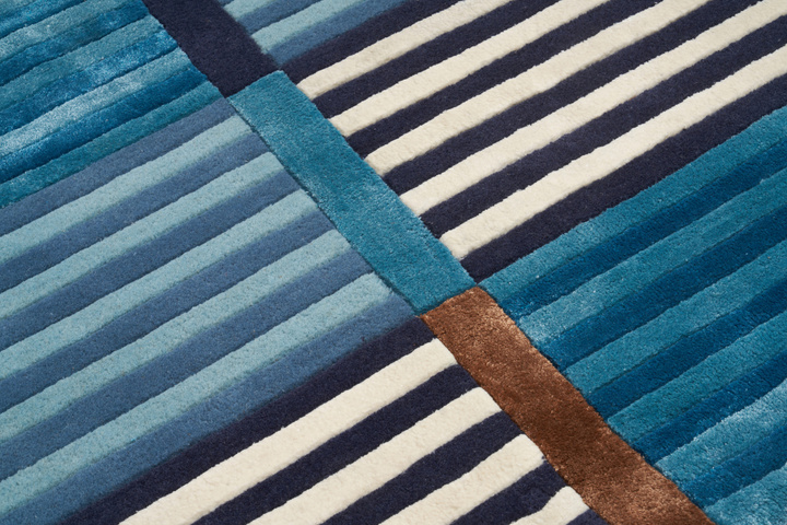 Dywan ręcznie tkany Carpet Decor Admiral Blue
