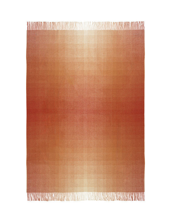 Pled wełniany Elvang Horizon Terracotta