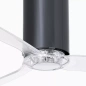 Wentylator sufitowy Faro Barcelona Tube Fan M Shiny black/transparent DC