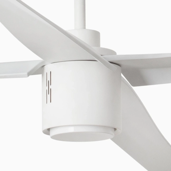 Wentylator sufitowy Faro Barcelona Attos LED XL White fan DC 