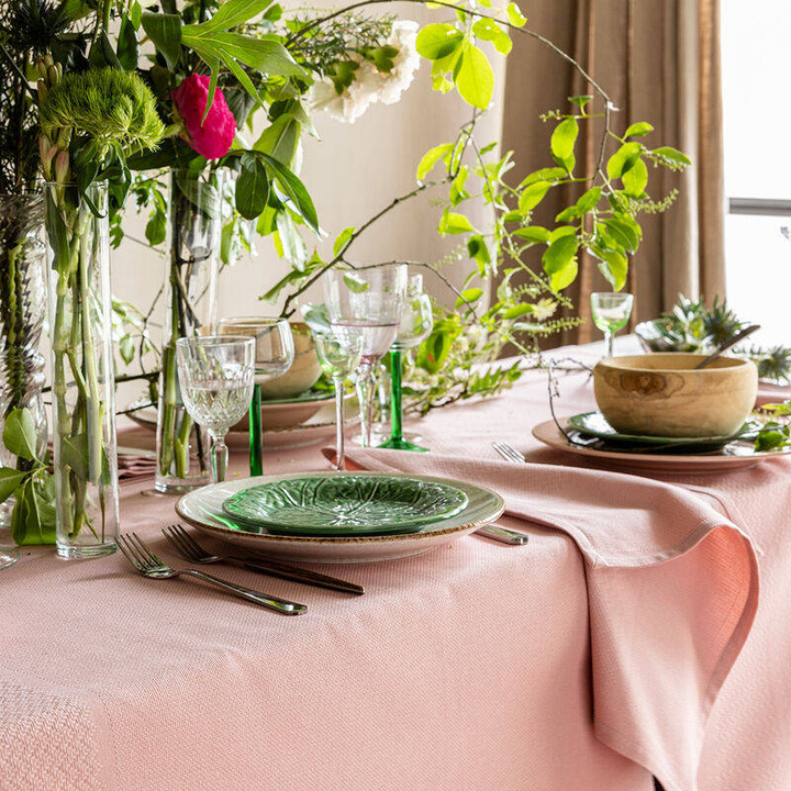 Serwetka bawełniana Le Jacquard Français Slow Life Re-Use Pink