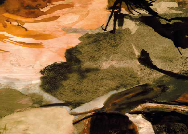 Narzuta satynowa Svad Dondi Rosa Rosae Tobacco