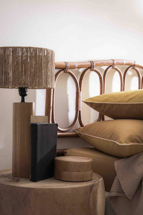 Poszewka bawełniana Essix Bons Jours Savane/Curry