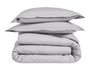 Pościel perkalowa Blanc Des Vosges Uni Szara
