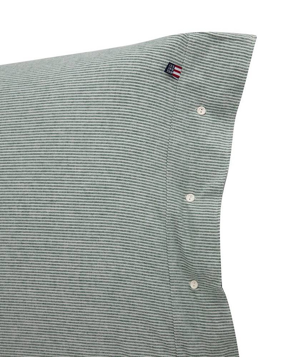 Poszewka flanelowa Lexington Striped Green