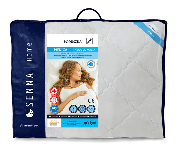 Poduszka Inter-Widex Medyczna (100% granulat COMFORT®, 100% tkanina bawełniano - poliestrowa)