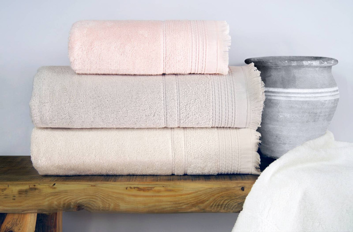 Ręcznik bambusowy Greno Bamboo 4U Popielaty