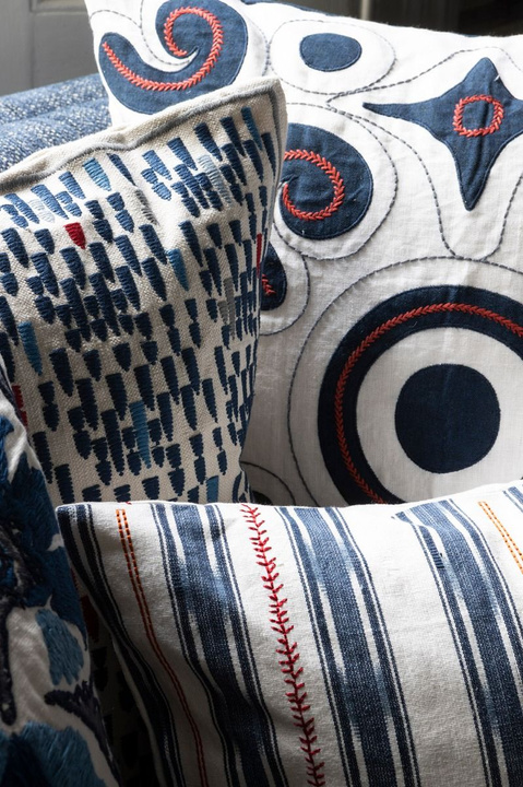 Poduszka dekoracyjna William Yeoward Zaley Rouge