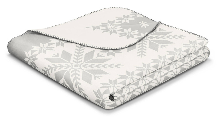Koc bawełniany Biederlack Snow crystals