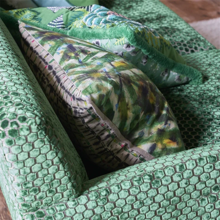 Poduszka dekoracyjna Designers Guild Parquet Batik Forest