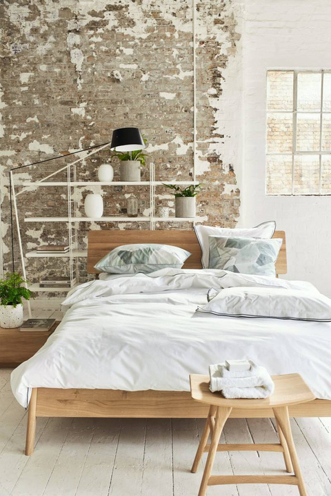 Poszwa perkalowa Designers Guild Geo Moderne Pewter