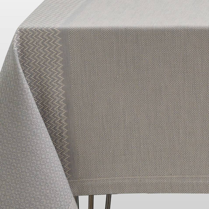 Obrus żakardowy Le Jacquard Français Slow Life Srebrny