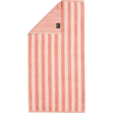 Ręcznik Cawo Reverse Stripes Rouge Ostatnie Sztuki