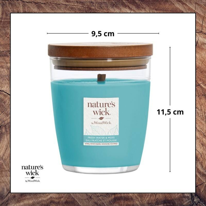 Świeca zapachowa WoodWick Nature's Fresh Water & Moss