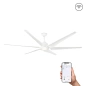 Wentylator sufitowy Faro Barcelona Cies LED XL White DC SMART