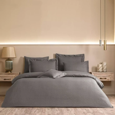 Komplet pościeli żakardowej Valeron Leggero Anthracite