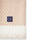 Pled bawełniany Lexington Striped Beige/White
